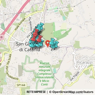 Mappa Via Rua di Sotto, 95027 San Gregorio di Catania CT, Italia (0.33793)