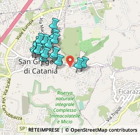 Mappa Via Rua di Sotto, 95027 San Gregorio di Catania CT, Italia (0.4415)