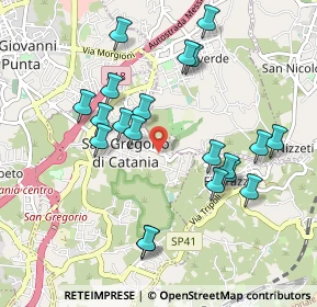 Mappa Via Rua di Sotto, 95027 San Gregorio di Catania CT, Italia (1.095)