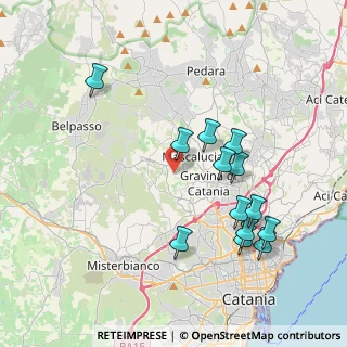 Mappa Via Pompeo Cisternazza, 95030 Mascalucia CT, Italia (4.45077)