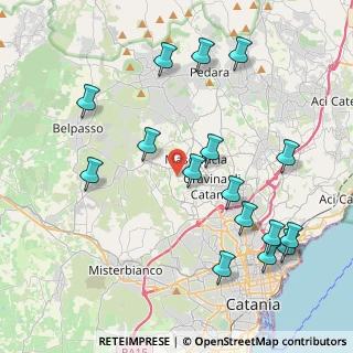 Mappa Via Pompeo Cisternazza, 95030 Mascalucia CT, Italia (5.16)