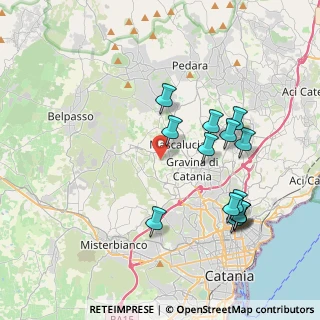 Mappa Via Pompeo Cisternazza, 95030 Mascalucia CT, Italia (4.53786)