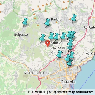 Mappa Via Pompeo Cisternazza, 95030 Mascalucia CT, Italia (4.21)
