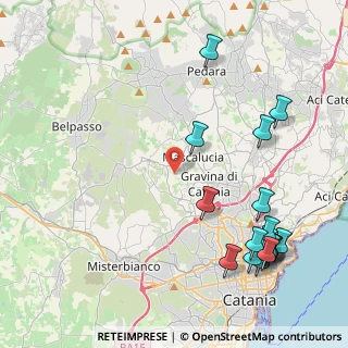 Mappa Via Pompeo Cisternazza, 95030 Mascalucia CT, Italia (6.12294)