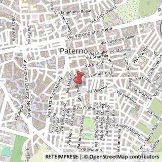 Mappa Via lupo pietro 57, 95047 Paternò, Catania (Sicilia)