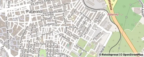 Mappa Paternò
