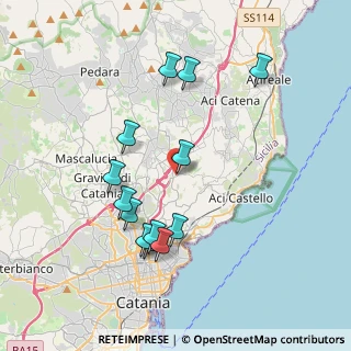Mappa Piazza Guglielmo Marconi, 95027 San Gregorio di Catania CT, Italia (4.22462)