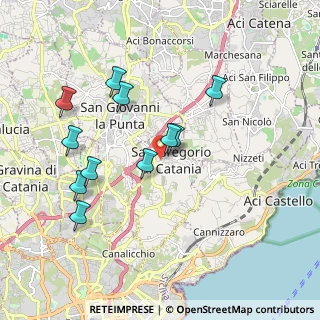 Mappa Piazza Guglielmo Marconi, 95027 San Gregorio di Catania CT, Italia (2.05545)