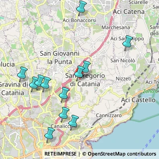 Mappa Piazza Guglielmo Marconi, 95027 San Gregorio di Catania CT, Italia (2.62167)