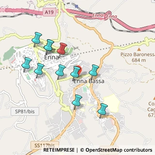 Mappa Via G. Borremans, 94100 Enna EN, Italia (1.05091)