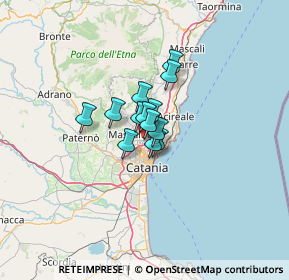 Mappa Via Scala di Betta, 95030 Sant'Agata Li Battiati CT, Italia (6.61538)