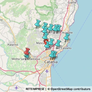 Mappa Via Umberto, 95030 Gravina di Catania CT, Italia (5.90733)