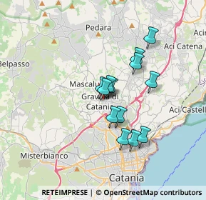 Mappa Via Umberto, 95030 Gravina di Catania CT, Italia (2.88385)