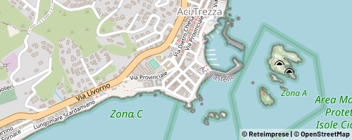 Mappa Aci Castello