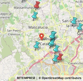 Mappa Via Allegra Valle, 95030 Gravina di Catania CT, Italia (2.37769)