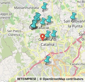 Mappa Via Allegra Valle, 95030 Gravina di Catania CT, Italia (1.87077)