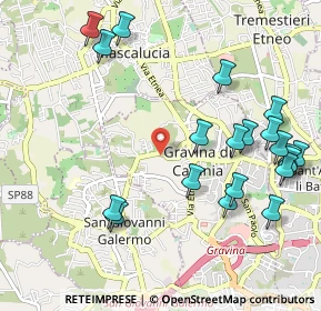 Mappa Via Allegra Valle, 95030 Gravina di Catania CT, Italia (1.369)