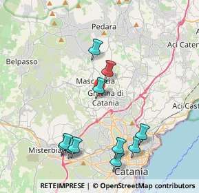 Mappa Via Allegra Valle, 95030 Gravina di Catania CT, Italia (4.88)
