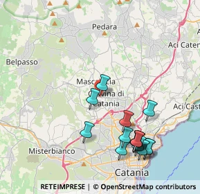 Mappa Via Allegra Valle, 95030 Gravina di Catania CT, Italia (4.928)