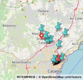 Mappa Via Allegra Valle, 95030 Gravina di Catania CT, Italia (4.74)