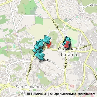 Mappa Via Allegra Valle, 95030 Gravina di Catania CT, Italia (0.34643)