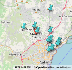 Mappa Via Stanislao Paglieri, 95030 Gravina di Catania CT, Italia (4.21071)