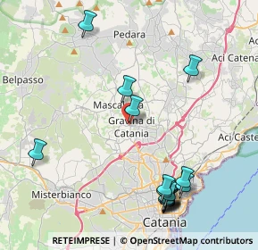 Mappa Via Stanislao Paglieri, 95030 Gravina di Catania CT, Italia (5.73765)