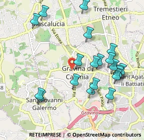 Mappa Via Stanislao Paglieri, 95030 Gravina di Catania CT, Italia (1.1815)