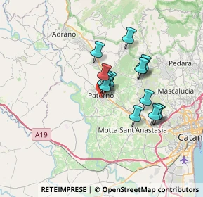 Mappa Via San Giuseppe, 95047 Paternò CT, Italia (5.83333)