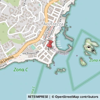 Mappa Via Gibuti, 18, 95021 Aci Castello, Catania (Sicilia)