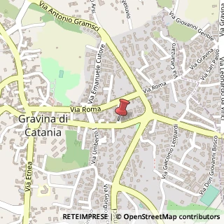 Mappa Via Agatino Malerba, 22, 95030 Gravina di Catania, Catania (Sicilia)
