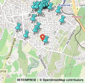 Mappa Via Ferrara, 95047 Paternò CT, Italia (0.667)