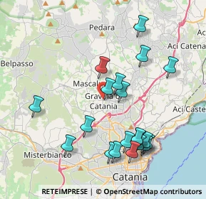 Mappa Piazza della Libertà, 95030 Gravina di Catania CT, Italia (4.5445)