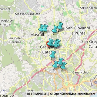 Mappa Piazza della Regione, 95030 Gravina di Catania CT, Italia (1.39538)