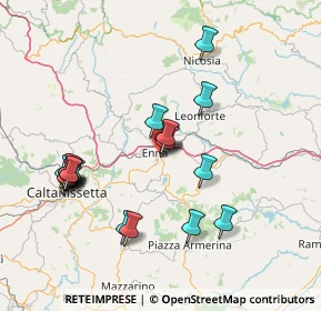 Mappa Piazza fratelli Di Dio Martiri della Libertà, 94100 Enna EN, Italia (16.9395)