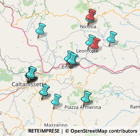 Mappa Piazza fratelli Di Dio Martiri della Libertà, 94100 Enna EN, Italia (17.884)