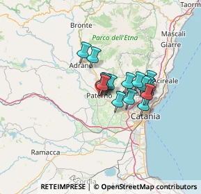 Mappa Via Napoli, 95047 Paternò CT, Italia (9.80813)