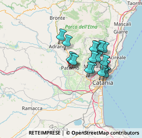 Mappa Via Napoli, 95047 Paternò CT, Italia (11.13)