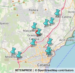 Mappa Via Luigi Pirandello, 95030 Gravina di Catania CT, Italia (4.13364)