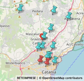 Mappa Via Luigi Pirandello, 95030 Gravina di Catania CT, Italia (4.21769)