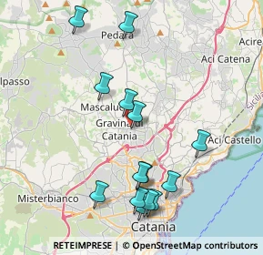 Mappa Via Luigi Pirandello, 95030 Gravina di Catania CT, Italia (4.695)