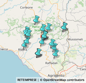 Mappa 92010 Alessandria della Rocca AG, Italia (11.4315)