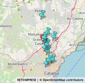 Mappa Via Agatino Malerba, 95030 Gravina di Catania CT, Italia (2.73636)