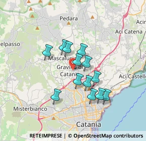 Mappa Via Agatino Malerba, 95030 Gravina di Catania CT, Italia (2.99692)