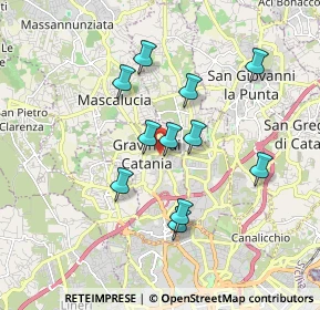 Mappa Via Agatino Malerba, 95030 Gravina di Catania CT, Italia (1.74545)