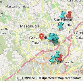 Mappa Via Agatino Malerba, 95030 Gravina di Catania CT, Italia (2.12833)