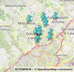 Mappa Via Agatino Malerba, 95030 Gravina di Catania CT, Italia (1.20583)