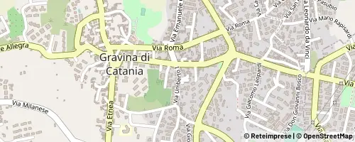 Mappa Gravina di Catania