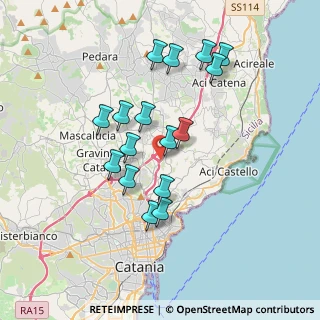 Mappa Via Catania, 95027 San Gregorio di Catania CT, Italia (3.67875)