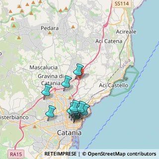 Mappa Via Catania, 95027 San Gregorio di Catania CT, Italia (4.51769)